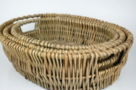 Ošatka proutěná set 3ks