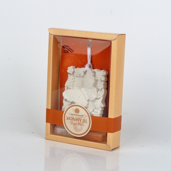 Osvěžovač vzduchu vonný jíl motýl Pomeranč 5ml