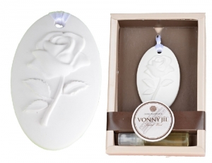 Osvěžovač vzduchu vonný jíl růže Santalové dřevo 5ml