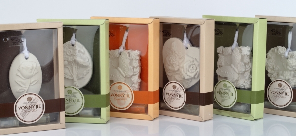 Osvěžovač vzduchu vonný jíl růže v srdci Pomeranč 5ml