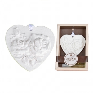 Osvěžovač vzduchu vonný jíl růže v srdci Santalové dřevo 5ml