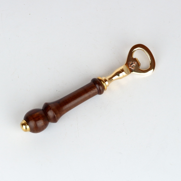 Otvírák na láhve s dřevěnou rukojetí 20cm