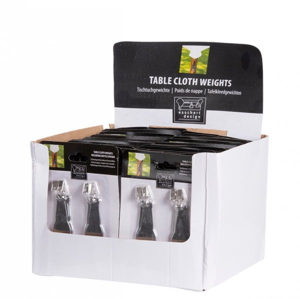 Otvírák na pivo se závažím na ubrus