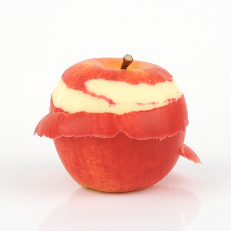 Ovoce jablko oloupané 9cm červené