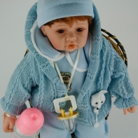 Panenka miminko 32cm - chybí dudlík