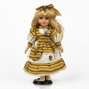 Panenka s porcelánovou hlavičkou 31cm 197