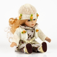 Panenka s porcelánovou hlavičkou Alice 20cm