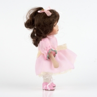 Panenka s porcelánovou hlavičkou ručně malovaná 20 cm