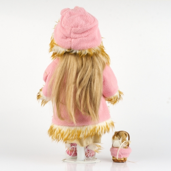 Panenka s porcelánovou hlavičkou ručně malovaná 41cm