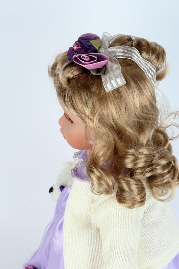 Panenka s porcelánovou hlavou Doubravka 53cm