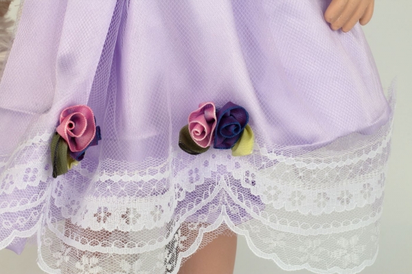 Panenka s porcelánovou hlavou Doubravka 53cm