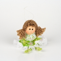 Panenka závěsná dekorace 12cm