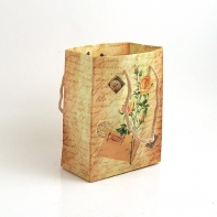 Papírová taška kytička 15x12x6cm