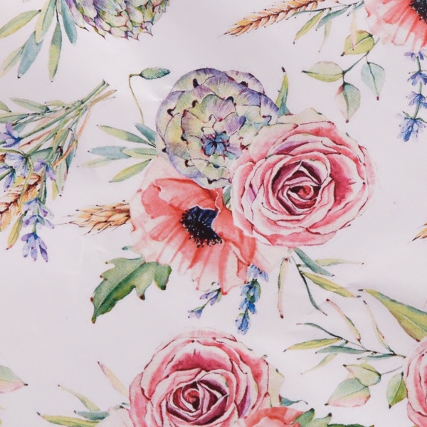 Papírové ubrousky květiny