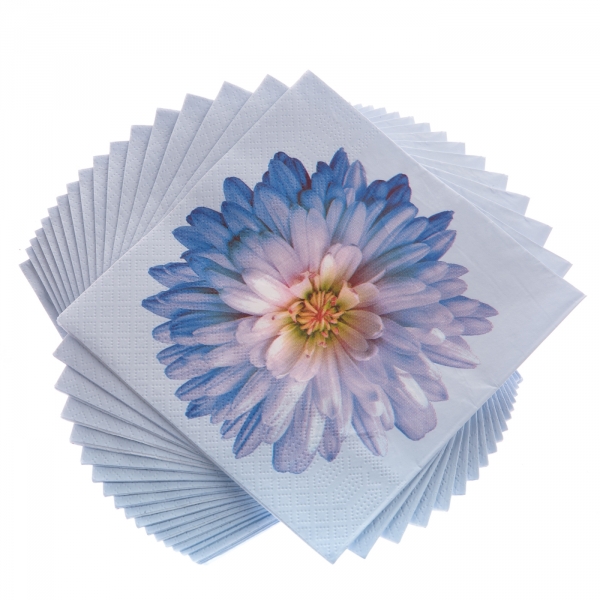 Papírové ubrousky rozvitý květ