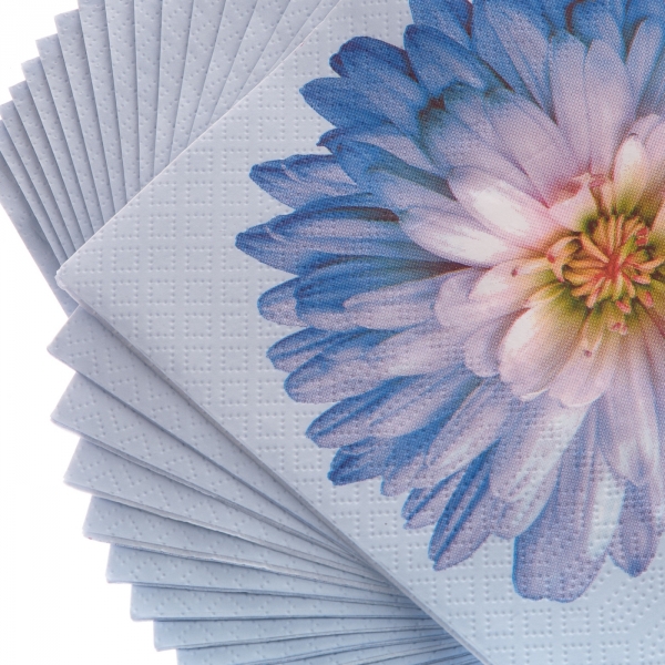 Papírové ubrousky rozvitý květ