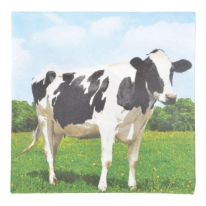 Papírové ubrousky s motivem kraviček