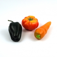 Paprika zelená 11cm - dekorační předmět