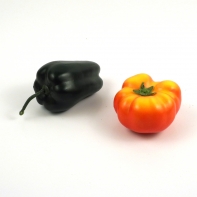 Paprika zelená 11cm - dekorační předmět