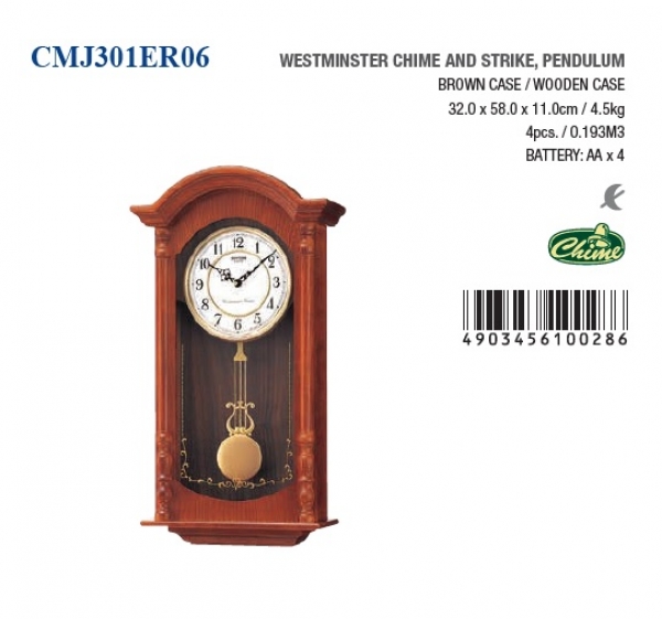 Pendlovky nástěnné 32x11x58cm