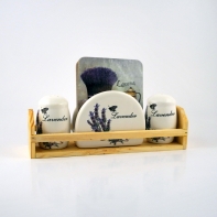 Pepř a sůl a stojánek na ubrousky 