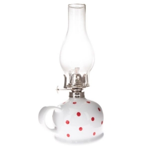 Petrolejka bílá 28,5 cm