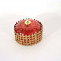 Petrolejka červená královská 10x6cm