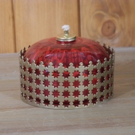 Petrolejka červená královská 10x6cm