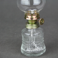 Petrolejová lampa čiré sklo 14,3x6x5,6 cm