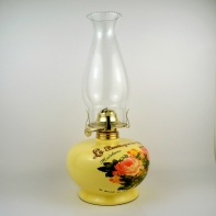 Petrolejová lampa růže