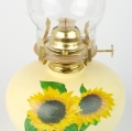 Petrolejová lampa - slunečnice 35cm