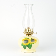 Petrolejová lampa - slunečnice 35cm