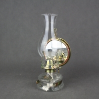 Petrolejová lampa zrcadlová s cylindrem 31,5x14,1x12 cm