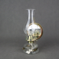 Petrolejová lampa zrcadlová s cylindrem 31,5x14,1x12 cm