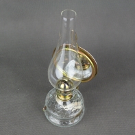 Petrolejová lampa zrcadlová s cylindrem 32x12,2x10,8 cm