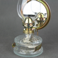 Petrolejová lampa zrcadlová s cylindrem 32x12,2x10,8 cm
