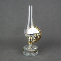 Petrolejová lampa zrcadlová s cylindrem 32x12,2x10,8 cm