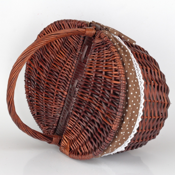 Píknikový košík s víkem 41x30x20x37cm