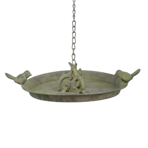 Pítko pro ptáky 23,9 x 23,9 x 7,6 cm závěsné