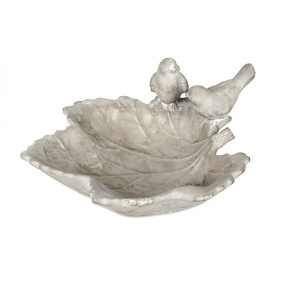 Pítko pro ptáky List 26 cm keramické