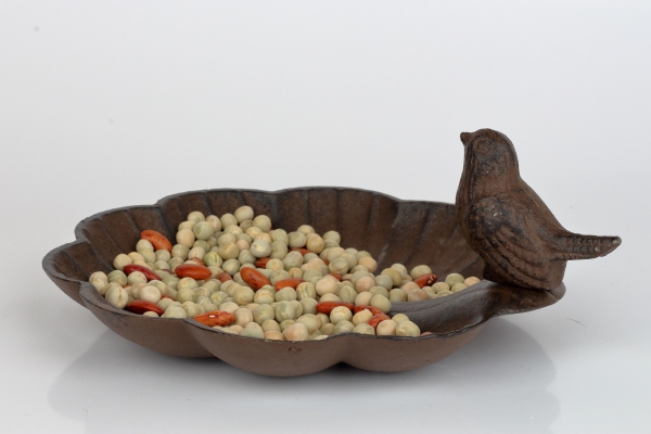 Pítko pro ptáky s ptáčkem 18,5x20,5x8cm