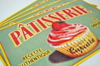 Plastové prostírání na stůl Lady Cupcake 43,5x28cm