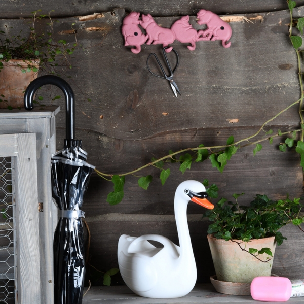 Plastový deštník průhledný les 80x80x80,6cm