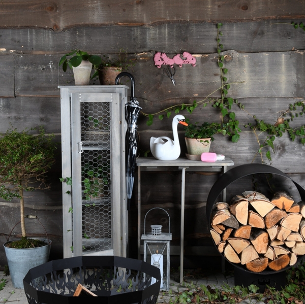 Plastový deštník průhledný les 80x80x80,6cm