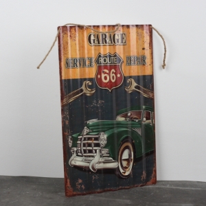 Plechová cedule Garage 59x39cm