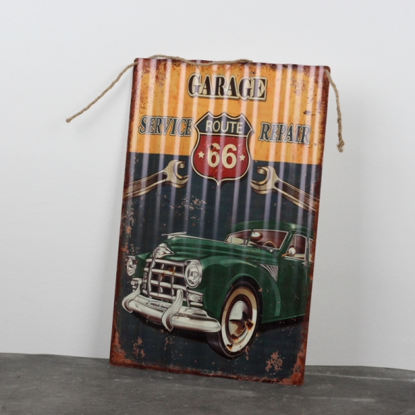 Plechová cedule Garage 59x39cm