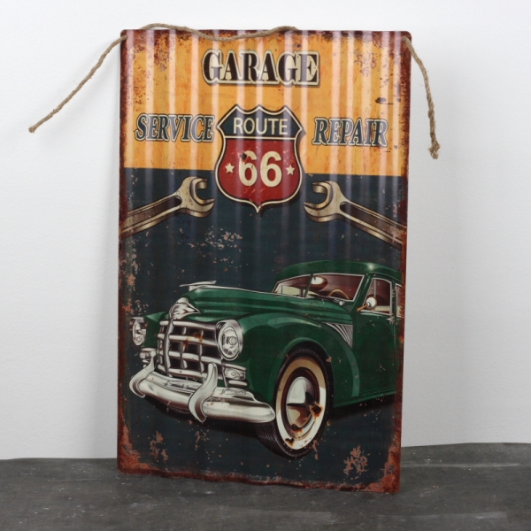 Plechová cedule Garage 59x39cm