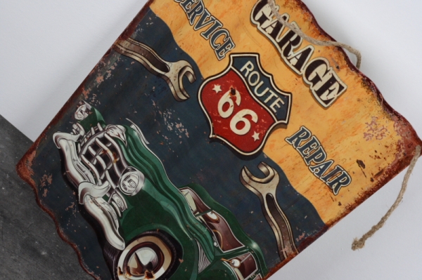 Plechová cedule Garage 59x39cm