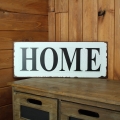 Plechová cedule Home 18x46cm
