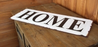 Plechová cedule Home 18x46cm